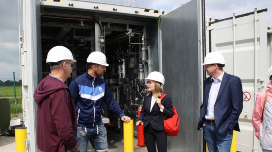 Wasserstoffprojekt der EWE in Huntorf
