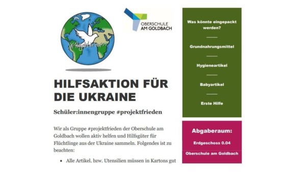 Hilfspakete für die Ukraine